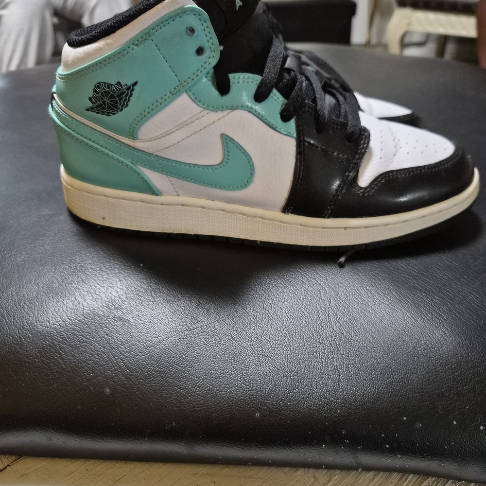 Kids Sneakers in Black and Teal